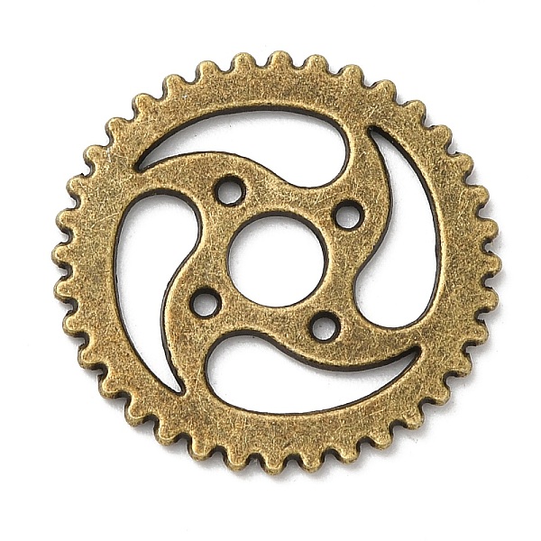 PandaHall Tibetan Style Alloy Steampunk Pendants, Cadmium Free & Lead Free, Gear, Antique Bronze, 23x1mm, Hole: 5mm, about 534pcs/1000g...
PandaHall Tibetan Style Alloy Steampunk Pendants, Cadmium Free & Lead Free, Gear, Antique Bronze, 23x1mm, Hole: 5mm, about 534pcs/1000g...