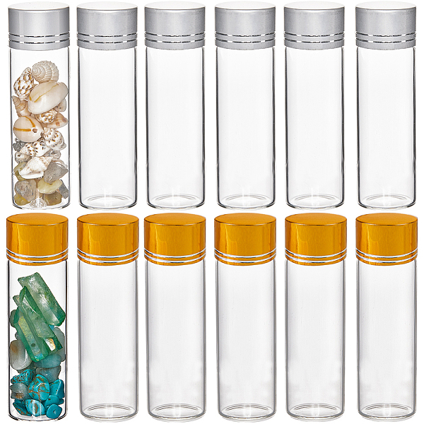 PandaHall SUNNYCLUE 32Pcs Clear Glass Vials 15ml Small Glass Jars Glass Bottles with Aluminum Screw capss Tiny Jars Empty Mini Wishing...
PandaHall SUNNYCLUE 32Pcs Clear Glass Vials 15ml Small Glass Jars Glass Bottles with Aluminum Screw capss Tiny Jars Empty Mini Wishing...