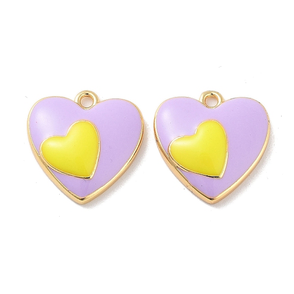 PandaHall Brass Enamel Pendants, Real 18K Gold Plated, Heart Charm, Lilac, 18.5x18x5mm, Hole: 1.8mm Brass+Enamel Heart Purple
PandaHall Brass Enamel Pendants, Real 18K Gold Plated, Heart Charm, Lilac, 18.5x18x5mm, Hole: 1.8mm Brass+Enamel Heart Purple