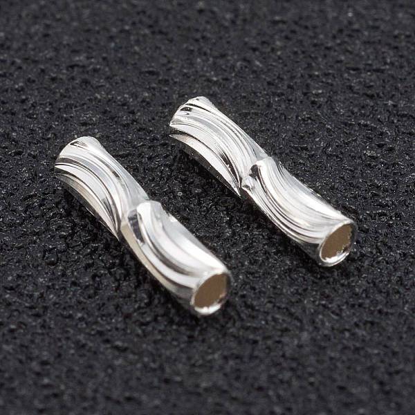 PandaHall Corrugated Brass Tube Beads, Long-Lasting Plated, 925 Sterling Silver Plated, 8x2mm, Hole: 1.2mm Brass Tube
PandaHall Corrugated Brass Tube Beads, Long-Lasting Plated, 925 Sterling Silver Plated, 8x2mm, Hole: 1.2mm Brass Tube