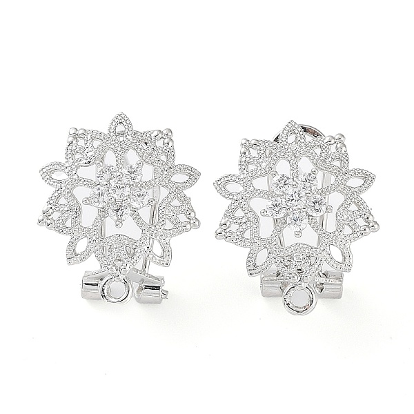 PandaHall Hollow Flower Brass Micro Pave Cubic Zirconia Stud Earrings Finding, with Horizontal Loops, Cadmium Free & Lead Free, Platinum...
PandaHall Hollow Flower Brass Micro Pave Cubic Zirconia Stud Earrings Finding, with Horizontal Loops, Cadmium Free & Lead Free, Platinum...