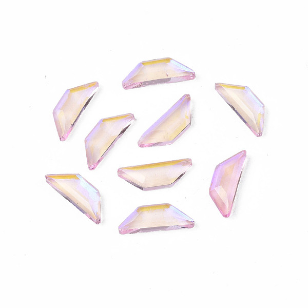 PandaHall Glass Rhinestone Cabochons, Nail Art Decoration Accessories, Faceted, Trapezoid, Pink, 6.5x2x1mm Glass Trapezoid Pink
PandaHall Glass Rhinestone Cabochons, Nail Art Decoration Accessories, Faceted, Trapezoid, Pink, 6.5x2x1mm Glass Trapezoid Pink