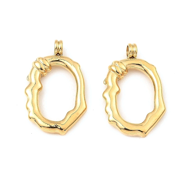 PandaHall 304 Stainless Steel Pendants, Oval Charm, Real 18K Gold Plated, 23.5x14.5x4mm, Hole: 2.8mm 304 Stainless Steel Oval
PandaHall 304 Stainless Steel Pendants, Oval Charm, Real 18K Gold Plated, 23.5x14.5x4mm, Hole: 2.8mm 304 Stainless Steel Oval