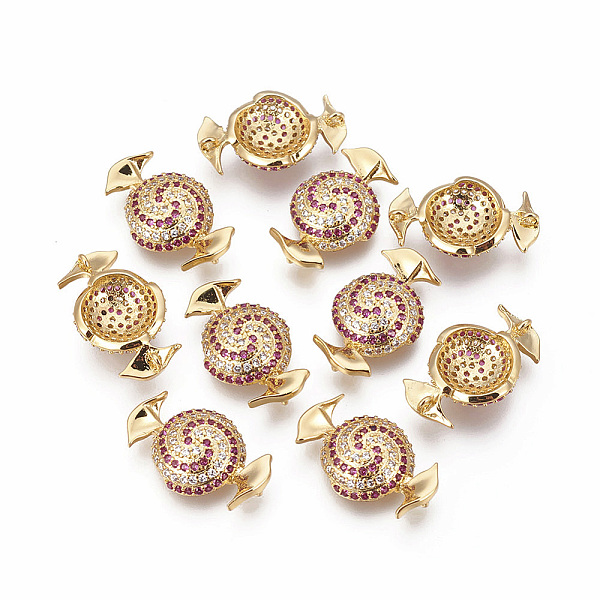 PandaHall Brass Micro Pave Cubic Zirconia Links, Candy, Fuchsia, Golden, 18.5x11.5x4mm, Hole: 0.8mm Brass+Cubic Zirconia Candy Pink
PandaHall Brass Micro Pave Cubic Zirconia Links, Candy, Fuchsia, Golden, 18.5x11.5x4mm, Hole: 0.8mm Brass+Cubic Zirconia Candy Pink