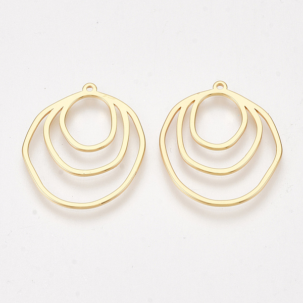 PandaHall Brass Pendants, Flat Round, Nickel Free, Real 18K Gold Plated, 24x21x1mm, Hole: 1mm Brass Flat Round
PandaHall Brass Pendants, Flat Round, Nickel Free, Real 18K Gold Plated, 24x21x1mm, Hole: 1mm Brass Flat Round