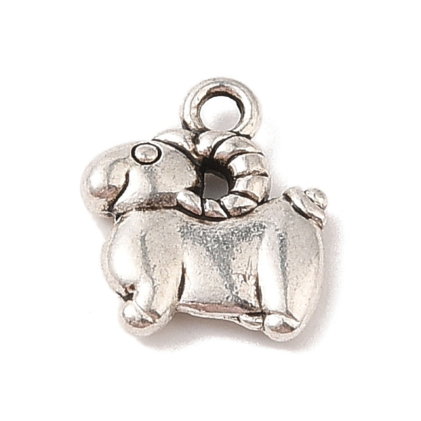PandaHall Tibetan Style Alloy Charms, Cadmium Free & Lead Free, Sheep, Antique Silver, 14.5x12.5x3mm, Hole: 1.8mm Alloy Sheep
PandaHall Tibetan Style Alloy Charms, Cadmium Free & Lead Free, Sheep, Antique Silver, 14.5x12.5x3mm, Hole: 1.8mm Alloy Sheep