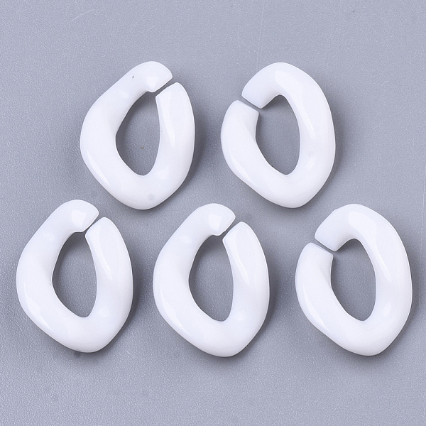 PandaHall Opaque Acrylic Linking Rings, Quick Link Connectors, For Jewelry Curb Chains Making, Twist, White, 19x13x4mm, Inner Diameter...
PandaHall Opaque Acrylic Linking Rings, Quick Link Connectors, For Jewelry Curb Chains Making, Twist, White, 19x13x4mm, Inner Diameter...