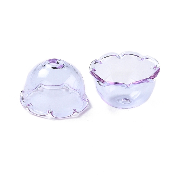 PandaHall Glass Bead Cone for Wind Chimes Making, Multi-Petal, Flower, Lavender, 21~24.5x13mm, Hole: 2mm Glass Purple
PandaHall Glass Bead Cone for Wind Chimes Making, Multi-Petal, Flower, Lavender, 21~24.5x13mm, Hole: 2mm Glass Purple