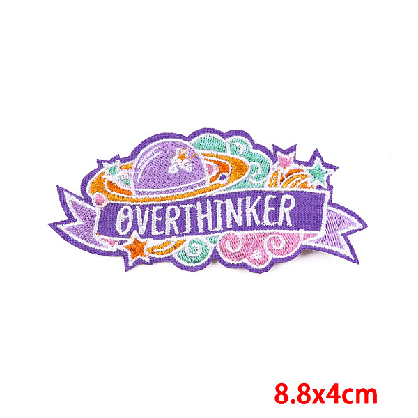 PandaHall Halloween Computerized Embroidery Cloth Iron on/Sew on Patches, Word Costume Accessories, Universe Themed Pattern, 40x88mm Cloth...
PandaHall Halloween Computerized Embroidery Cloth Iron on/Sew on Patches, Word Costume Accessories, Universe Themed Pattern, 40x88mm Cloth...