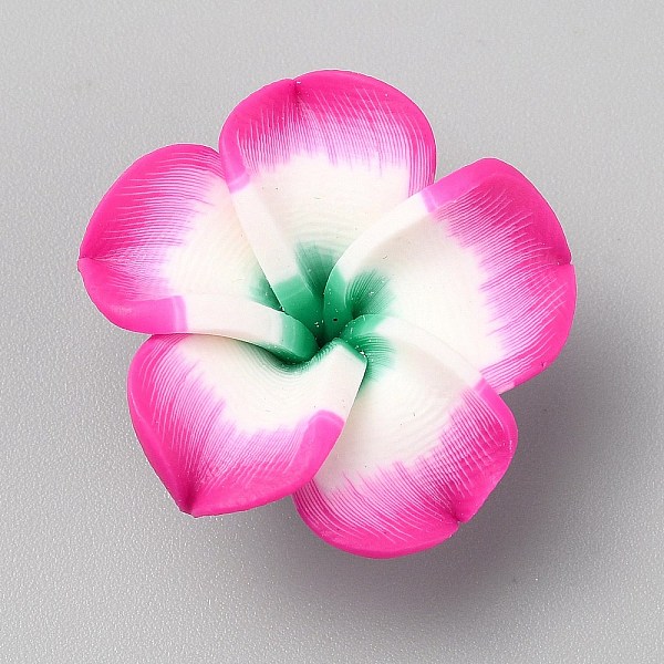 PandaHall Handmade Polymer Clay Beads, Flower, Deep Pink, 10~11x25~26x25~26mm, Hole: 1.5mm Polymer Clay Flower
PandaHall Handmade Polymer Clay Beads, Flower, Deep Pink, 10~11x25~26x25~26mm, Hole: 1.5mm Polymer Clay Flower