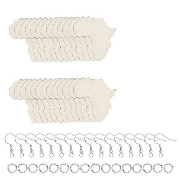 PandaHall 150pcs Wood Earring Blanks for African Unfinished Africa Shape Earrings with Earring Hooks and Jump Rings for Jewelry Making...
PandaHall 150pcs Wood Earring Blanks for African Unfinished Africa Shape Earrings with Earring Hooks and Jump Rings for Jewelry Making...