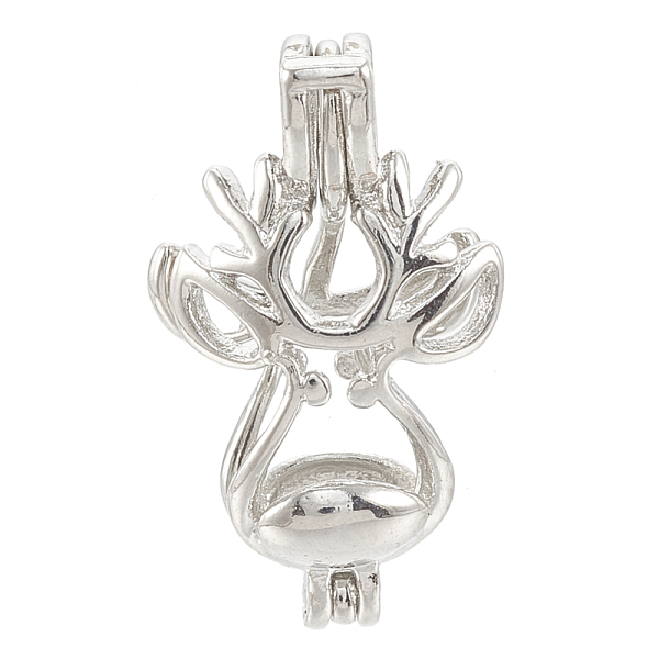 PandaHall Brass Locket Pendants, Cage Pendants, Hollow, Christmas Reindeer/Stag, Platinum, 22x12.5x6mm, Hole: 4x2.5mm, inner measure: 11x6mm...
PandaHall Brass Locket Pendants, Cage Pendants, Hollow, Christmas Reindeer/Stag, Platinum, 22x12.5x6mm, Hole: 4x2.5mm, inner measure: 11x6mm...