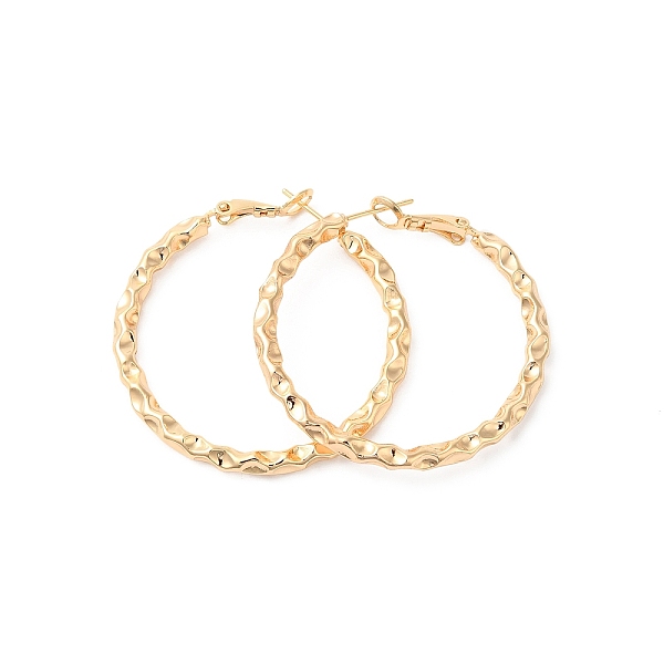 PandaHall Brass Hoop Earrings, Nickel Free, Real 18K Gold Plated, 42x40x3.5mm, Pin: 0.8mm Brass
PandaHall Brass Hoop Earrings, Nickel Free, Real 18K Gold Plated, 42x40x3.5mm, Pin: 0.8mm Brass