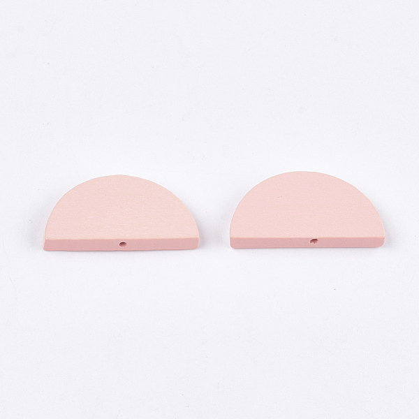 PandaHall Painted Natural Wood Beads, Semicircle, Pink, 15x30x4mm, Hole: 1.5mm Wood Half Round Pink
PandaHall Painted Natural Wood Beads, Semicircle, Pink, 15x30x4mm, Hole: 1.5mm Wood Half Round Pink