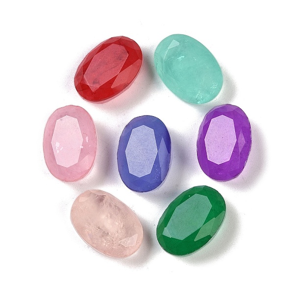 PandaHall Glass Rhinestone Cabochons, Glass Surface with Natural Quartz Bottom, Pointed Back, Faceted, Oval, Mixed Color, 10x14x6mm Glass..., Multicolor
PandaHall Glass Rhinestone Cabochons, Glass Surface with Natural Quartz Bottom, Pointed Back, Faceted, Oval, Mixed Color, 10x14x6mm Glass..., Multicolor