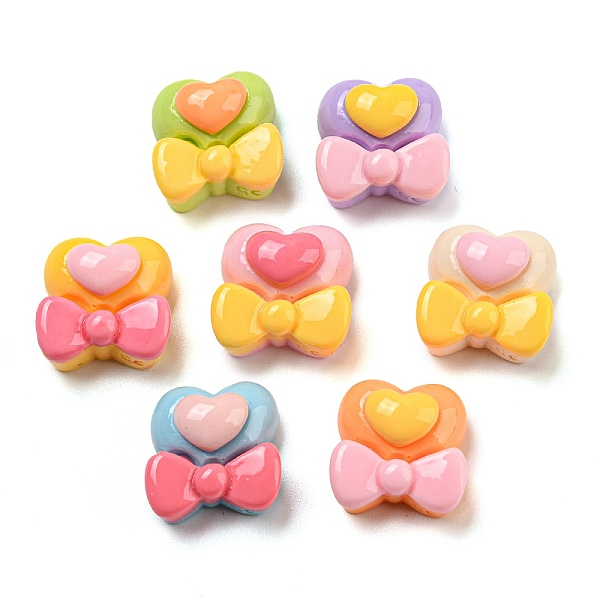 PandaHall Opaque Resin Decoden Cabochons, Heart with Bowknot, Mixed Color, 11x11x7mm Resin Heart Multicolor
PandaHall Opaque Resin Decoden Cabochons, Heart with Bowknot, Mixed Color, 11x11x7mm Resin Heart Multicolor