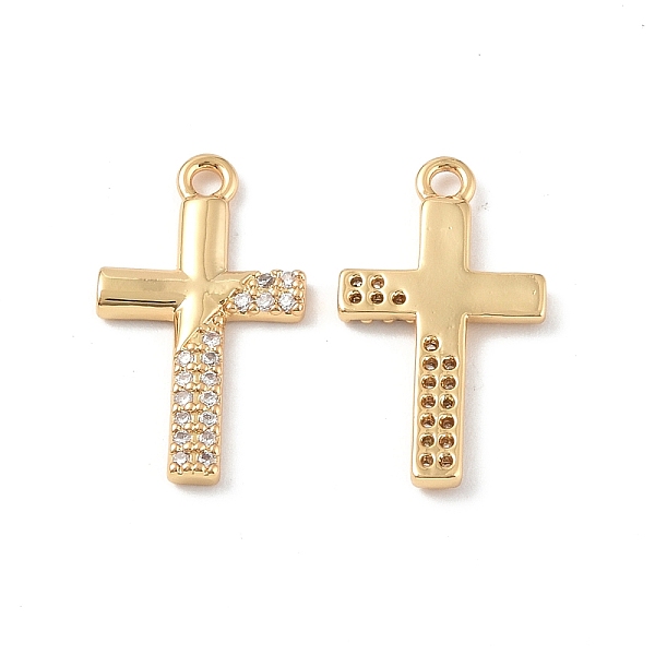 PandaHall Brass Micro Pave Clear Cubic Zirconia Pendants, Corss Charm, Real 18K Gold Plated, 18.5x10.5x1.5mm, Hole: 1.5mm Brass+Cubic...
PandaHall Brass Micro Pave Clear Cubic Zirconia Pendants, Corss Charm, Real 18K Gold Plated, 18.5x10.5x1.5mm, Hole: 1.5mm Brass+Cubic...