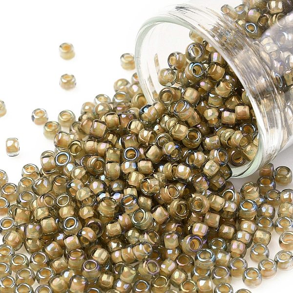 PandaHall TOHO Round Seed Beads, Japanese Seed Beads, (390) Sunflower Lined Topaz Luster, 8/0, 3mm, Hole: 1mm, about 222pcs/10g Glass
PandaHall TOHO Round Seed Beads, Japanese Seed Beads, (390) Sunflower Lined Topaz Luster, 8/0, 3mm, Hole: 1mm, about 222pcs/10g Glass