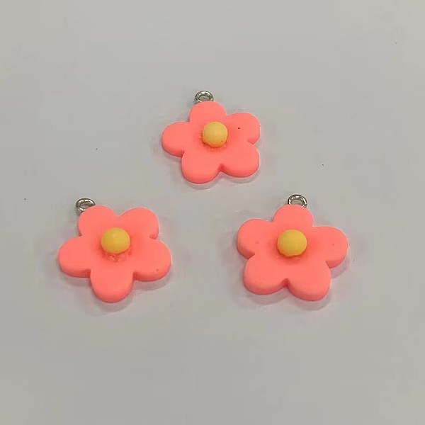 PandaHall Resin Pendants, with Platinum Plated Screw Eye Pin Peg Bails, Flower, Violet, 24x19.5x8mm, Hole: 2mm Resin Flower Purple
PandaHall Resin Pendants, with Platinum Plated Screw Eye Pin Peg Bails, Flower, Violet, 24x19.5x8mm, Hole: 2mm Resin Flower Purple