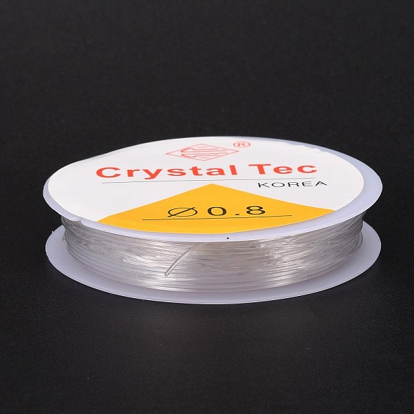 PandaHall Round Crystal Elastic Stretch Thread, for Bracelets Gemstone Jewelry Making Beading Craft, Clear, 0.8mm, about 6.5 yards(6m)/roll...
PandaHall Round Crystal Elastic Stretch Thread, for Bracelets Gemstone Jewelry Making Beading Craft, Clear, 0.8mm, about 6.5 yards(6m)/roll...