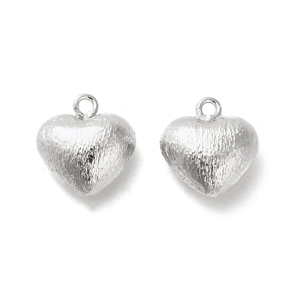 PandaHall Brass Pendants, Heart, Real Platinum Plated, 16x15x8.5mm, Hole: 2mm Brass Heart
PandaHall Brass Pendants, Heart, Real Platinum Plated, 16x15x8.5mm, Hole: 2mm Brass Heart