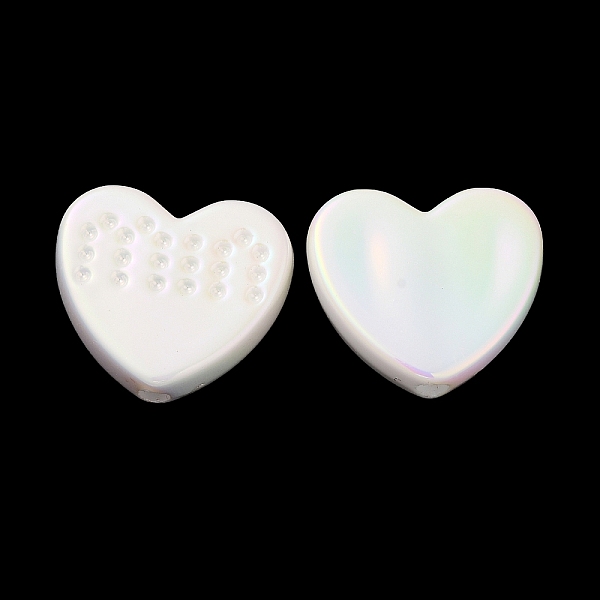 PandaHall UV Plating Opaque Acrylic Beads, Iridescent, Heart, White, 18.5x20.5x5mm, Hole: 2.5mm Acrylic Heart White
PandaHall UV Plating Opaque Acrylic Beads, Iridescent, Heart, White, 18.5x20.5x5mm, Hole: 2.5mm Acrylic Heart White