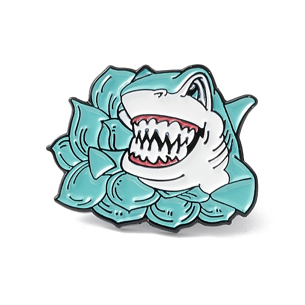 PandaHall Shark Enamel Pin, Cartoon Alloy Brooch for Backpack Clothes, Electrophoresis Black, Colorful, 20x25x1.5mm Alloy+Enamel
PandaHall Shark Enamel Pin, Cartoon Alloy Brooch for Backpack Clothes, Electrophoresis Black, Colorful, 20x25x1.5mm Alloy+Enamel