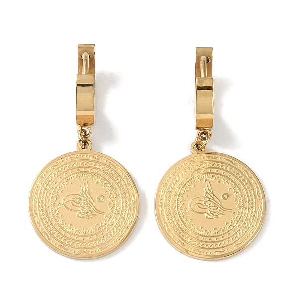 PandaHall Flat Round 304 Stainless Steel Dangle Earrings, Hoop Earrings for Women, Real 18K Gold Plated, 36.5x18.5mm 304 Stainless Steel...
PandaHall Flat Round 304 Stainless Steel Dangle Earrings, Hoop Earrings for Women, Real 18K Gold Plated, 36.5x18.5mm 304 Stainless Steel...