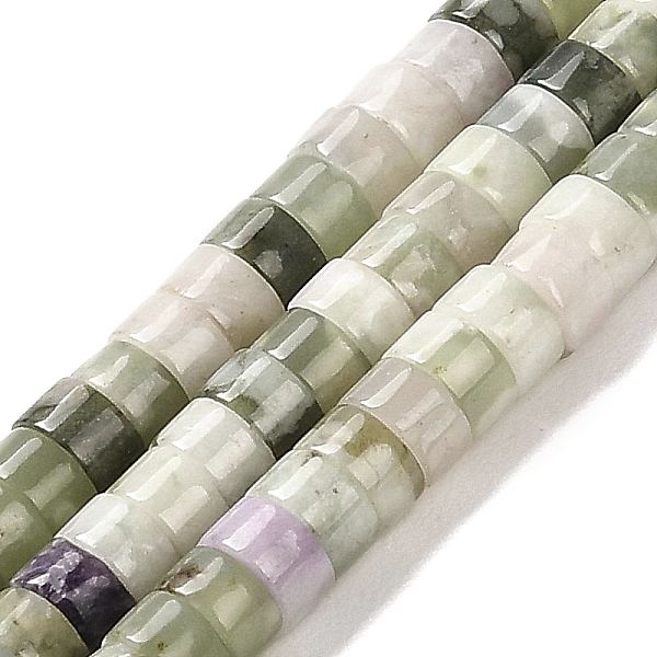 PandaHall Natural Peace Jade Beads Strands, Disc, Heishi Beads, 4x2~2.5mm, Hole: 1mm, about 154~156pcs/strand, 14.84~15.04''(37.7~38.2cm)...
PandaHall Natural Peace Jade Beads Strands, Disc, Heishi Beads, 4x2~2.5mm, Hole: 1mm, about 154~156pcs/strand, 14.84~15.04''(37.7~38.2cm)...