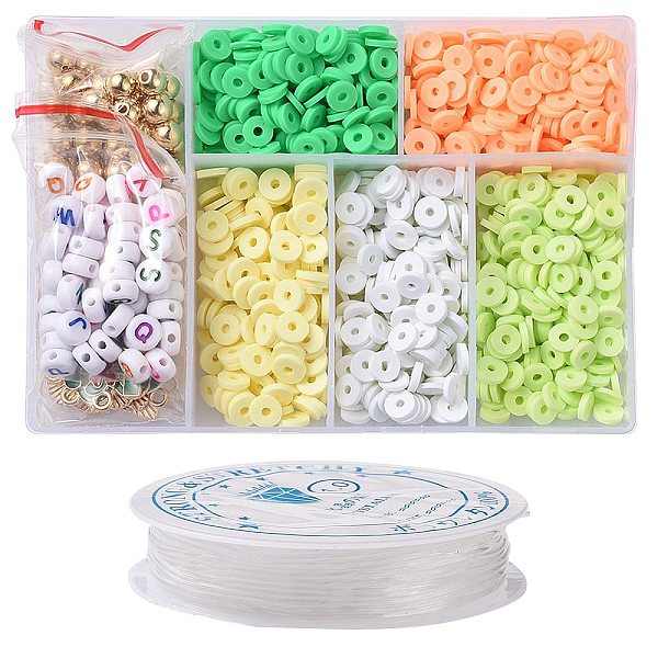 PandaHall DIY Saint Patrick's Day Polymer Clay Beads Bracelet Making kit, Mixed Color, 6x1mm, Hole: 2mm Alloy Multicolor
PandaHall DIY Saint Patrick's Day Polymer Clay Beads Bracelet Making kit, Mixed Color, 6x1mm, Hole: 2mm Alloy Multicolor