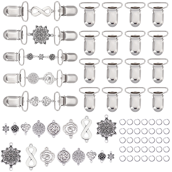 PandaHall AHANDMAKER DIY Jewelry Making Kit, Including Tibetan Style Alloy Connecters, 304 Stainless Steel Jump Rings & Metal Baby Pacifier...
PandaHall AHANDMAKER DIY Jewelry Making Kit, Including Tibetan Style Alloy Connecters, 304 Stainless Steel Jump Rings & Metal Baby Pacifier...