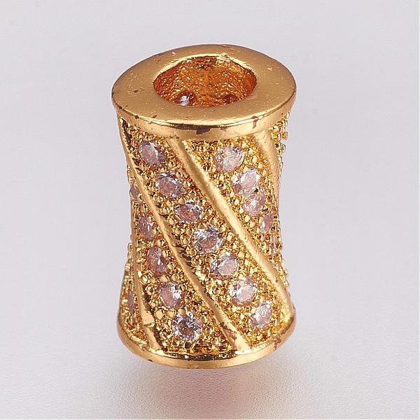PandaHall Brass Micro Pave Cubic Zirconia Beads, Column, Golden, 9x6mm, Hole: 3mm Brass+Cubic Zirconia Column
PandaHall Brass Micro Pave Cubic Zirconia Beads, Column, Golden, 9x6mm, Hole: 3mm Brass+Cubic Zirconia Column