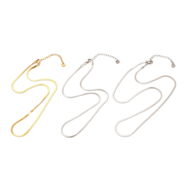 PandaHall 304 Stainless Steel Snake Chain Necklaces, Long-Lasting Plated, Mixed Color, 20.08 inch(51cm) 304 Stainless Steel
PandaHall 304 Stainless Steel Snake Chain Necklaces, Long-Lasting Plated, Mixed Color, 20.08 inch(51cm) 304 Stainless Steel