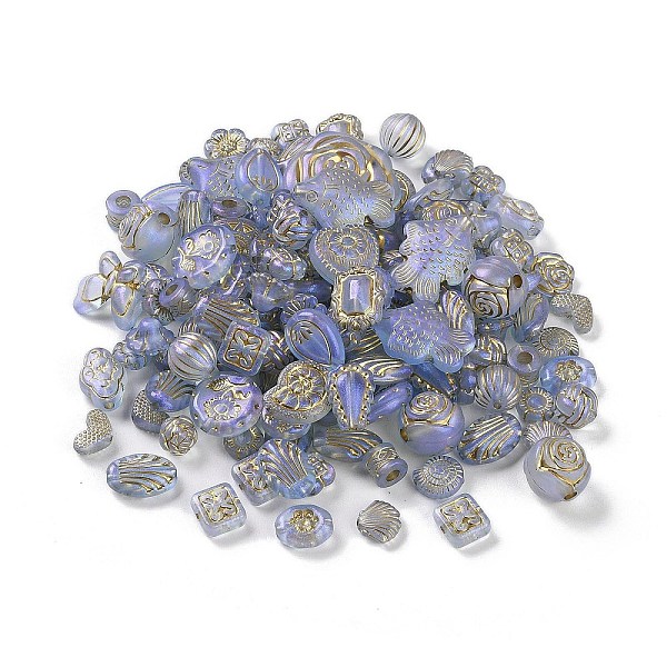 PandaHall Transparent Acrylic Beads, Metal Enlaced, Mixed Shapes, Light Steel Blue, 7.5~22.5x7.5~21x5.5~13mm, Hole: 1.2~5.5mm, about...
PandaHall Transparent Acrylic Beads, Metal Enlaced, Mixed Shapes, Light Steel Blue, 7.5~22.5x7.5~21x5.5~13mm, Hole: 1.2~5.5mm, about...