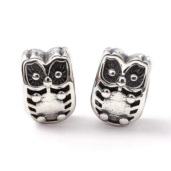 PandaHall 304 Stainless Steel European Beads, Large Hole Beads, Manual Polishing, Owal, Antique Silver, 10.5x7.5x7mm, Hole: 5mm 304...
PandaHall 304 Stainless Steel European Beads, Large Hole Beads, Manual Polishing, Owal, Antique Silver, 10.5x7.5x7mm, Hole: 5mm 304...