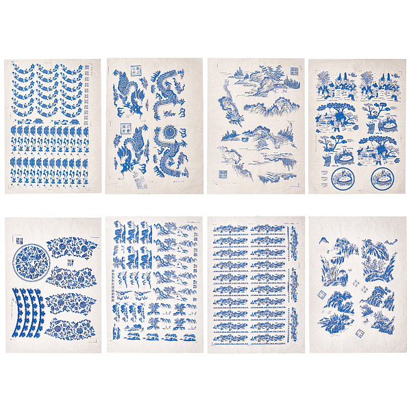 PandaHall BENECREAT 8 Sheets 8 Style Paper Ceramic Decals, Pottery Ceramics Clay Transfer Paper, Underglaze Flower Paper, Blue and White...
PandaHall BENECREAT 8 Sheets 8 Style Paper Ceramic Decals, Pottery Ceramics Clay Transfer Paper, Underglaze Flower Paper, Blue and White...