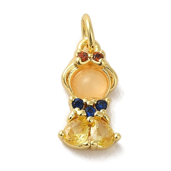 PandaHall Brass Micro Pave Colorful Cubic Zirconia Glass Pendants, Real 18K Gold Plated, Girl, 15x8x2.8mm, Hole: 3.2mm Brass+Cubic Zirconia..., Clear
PandaHall Brass Micro Pave Colorful Cubic Zirconia Glass Pendants, Real 18K Gold Plated, Girl, 15x8x2.8mm, Hole: 3.2mm Brass+Cubic Zirconia..., Clear