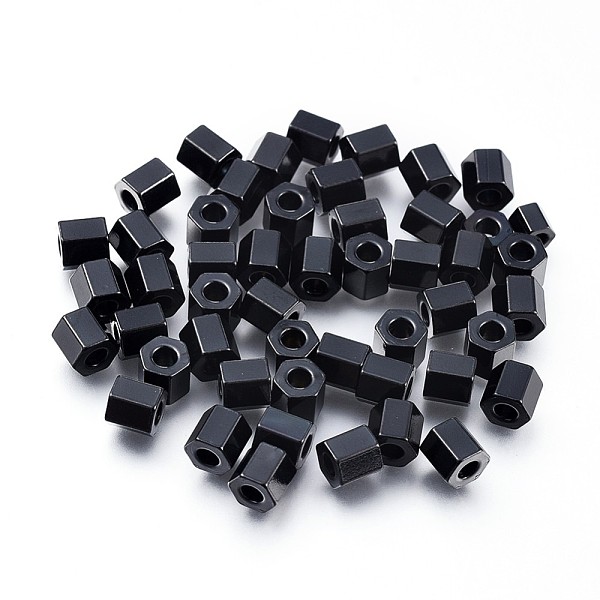 PandaHall 304 Stainless Steel Spacer Beads, Hexagon, Electrophoresis Black, 4x4x4mm, Hole: 1.8mm 304 Stainless Steel Hexagon
PandaHall 304 Stainless Steel Spacer Beads, Hexagon, Electrophoresis Black, 4x4x4mm, Hole: 1.8mm 304 Stainless Steel Hexagon