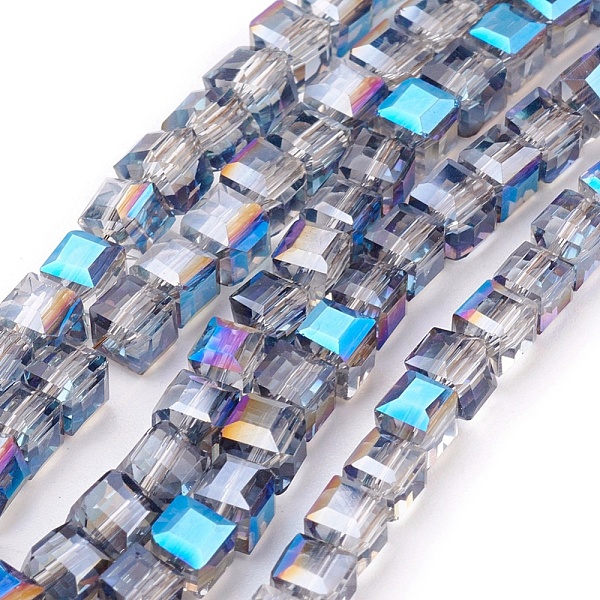 PandaHall 1 Strand Electroplate Glass Beads Strands, Half Plated, Faceted, Cube, Sky Blue, 4x4x4mm, Hole: 1mm, about 100pcs/strand, 16.9...
PandaHall 1 Strand Electroplate Glass Beads Strands, Half Plated, Faceted, Cube, Sky Blue, 4x4x4mm, Hole: 1mm, about 100pcs/strand, 16.9...