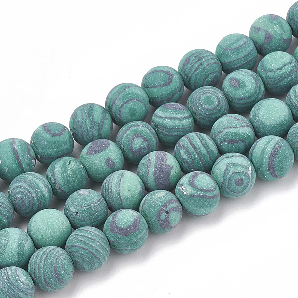 PandaHall Synthetic Malachite Beads Strands, Frosted, Round, 6mm, Hole: 1mm, about 63pcs/strand, 15.5 inch Malachite Round
PandaHall Synthetic Malachite Beads Strands, Frosted, Round, 6mm, Hole: 1mm, about 63pcs/strand, 15.5 inch Malachite Round
