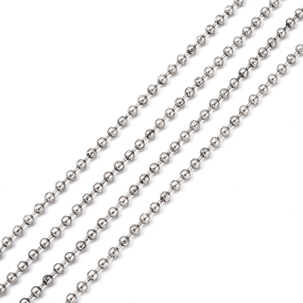 PandaHall Iron Ball Chains, Beads Chain, Soldered, with Spool, Nickel Free, Antique Silver, 3.2mm, about 164.04 Feet(50m)/roll Iron
PandaHall Iron Ball Chains, Beads Chain, Soldered, with Spool, Nickel Free, Antique Silver, 3.2mm, about 164.04 Feet(50m)/roll Iron