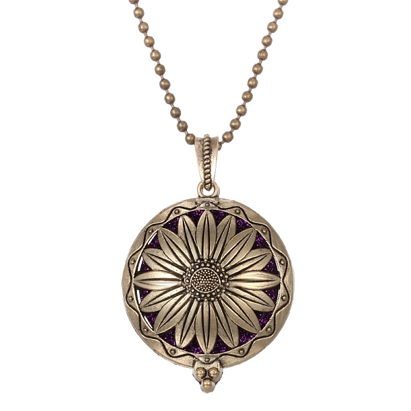 PandaHall Antique Bronze Alloy Magnetic Locket Necklaces, Aromatherapy Cotton Sheet Inside Perfume Bottle Necklaces, Flower, 31.50 inch...
PandaHall Antique Bronze Alloy Magnetic Locket Necklaces, Aromatherapy Cotton Sheet Inside Perfume Bottle Necklaces, Flower, 31.50 inch...