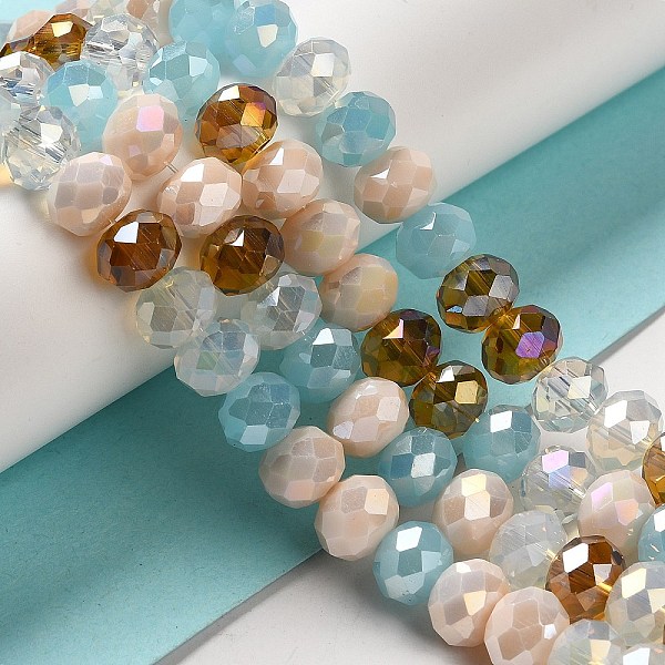 PandaHall Glass Beads Strands, Faceted, Rondelle, Light Salmon, 10x8mm, Hole: 1mm, about 63~65pcs/strand, 19.2~20 inch(48~50cm) Glass...
PandaHall Glass Beads Strands, Faceted, Rondelle, Light Salmon, 10x8mm, Hole: 1mm, about 63~65pcs/strand, 19.2~20 inch(48~50cm) Glass...