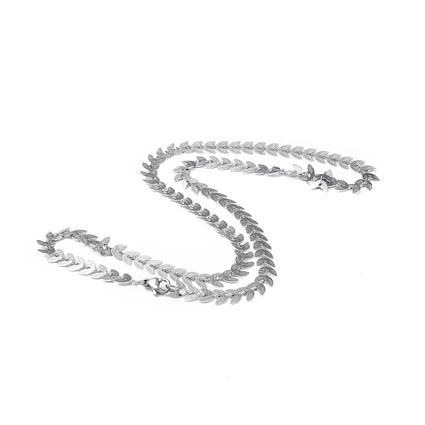 PandaHall 201 Stainless Steel Cobs Chain Necklace for Men Women, Stainless Steel Color, 19.88 inch(50.5cm) 201 Stainless Steel
PandaHall 201 Stainless Steel Cobs Chain Necklace for Men Women, Stainless Steel Color, 19.88 inch(50.5cm) 201 Stainless Steel