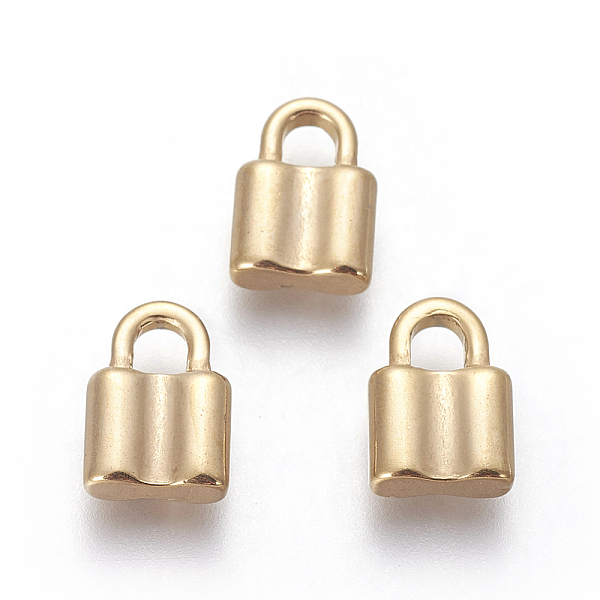PandaHall Vacuum Plating 304 Stainless Steel Pendants, Padlock, Golden, 12x8x3mm, Hole: 3mm 304 Stainless Steel Lock
PandaHall Vacuum Plating 304 Stainless Steel Pendants, Padlock, Golden, 12x8x3mm, Hole: 3mm 304 Stainless Steel Lock