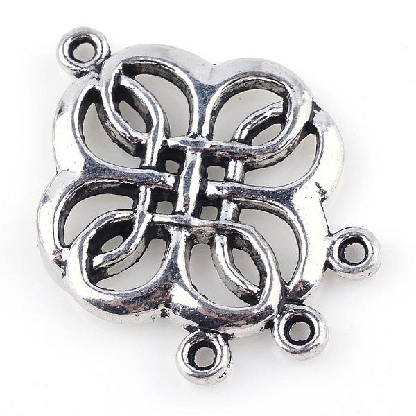 PandaHall Tibetan Style Alloy Chandelier Components, Knot, Cadmium Free & Lead Free, Antique Silver, 24x18x2.5mm, Hole: 1mm, about...
PandaHall Tibetan Style Alloy Chandelier Components, Knot, Cadmium Free & Lead Free, Antique Silver, 24x18x2.5mm, Hole: 1mm, about...