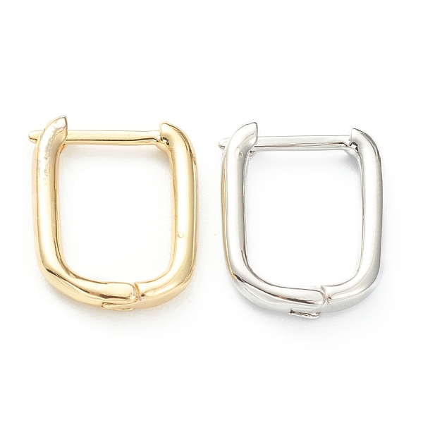PandaHall Brass Huggie Hoop Earrings, Long-Lasting Plated, Rectangle, Mixed Color, 16x12x2mm, Pin: 0.8mm Brass Rectangle
PandaHall Brass Huggie Hoop Earrings, Long-Lasting Plated, Rectangle, Mixed Color, 16x12x2mm, Pin: 0.8mm Brass Rectangle