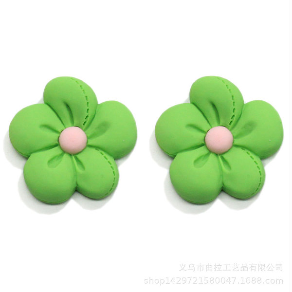 PandaHall Resin Frosted Cabochons, DIY for Earrings & Bobby pin Accessories, Flower, Green, 24x6mm Resin Flower Green
PandaHall Resin Frosted Cabochons, DIY for Earrings & Bobby pin Accessories, Flower, Green, 24x6mm Resin Flower Green