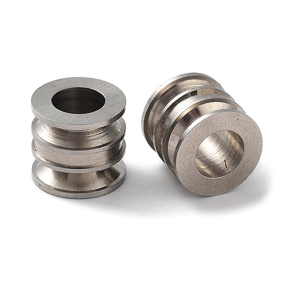 PandaHall 303 Stainless Steel European Beads, Large Hole Beads, Grooved Column, Stainless Steel Color, 9x8mm, Hole: 5mm 303 Stainless Steel...
PandaHall 303 Stainless Steel European Beads, Large Hole Beads, Grooved Column, Stainless Steel Color, 9x8mm, Hole: 5mm 303 Stainless Steel...