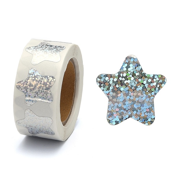 PandaHall Laser Self-Adhesive Paper Stickers, Gift Tag, for Party, Decorative Presents, Star, White, 25x26mm, 500pcs/roll Paper Star White
PandaHall Laser Self-Adhesive Paper Stickers, Gift Tag, for Party, Decorative Presents, Star, White, 25x26mm, 500pcs/roll Paper Star White